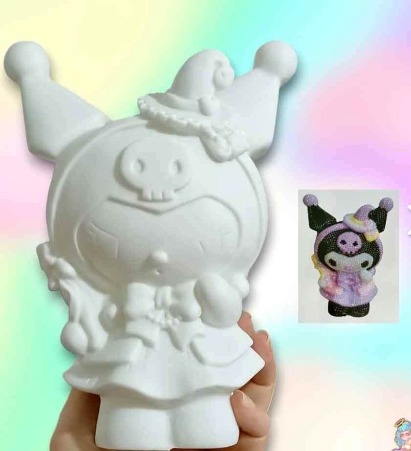 Alcancía para decorar con piedras